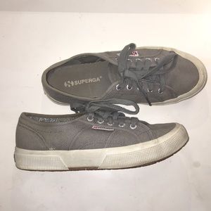Grey Supergas Sneakers (size 7)